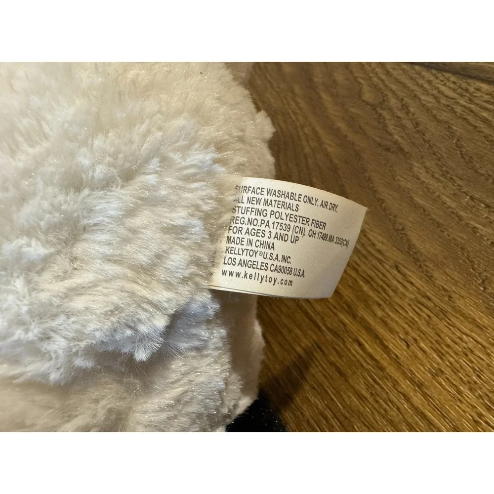 Kellytoy Panda Bear Hugging Baby Plush Black White 24 Inches Stuffed Animal Toy